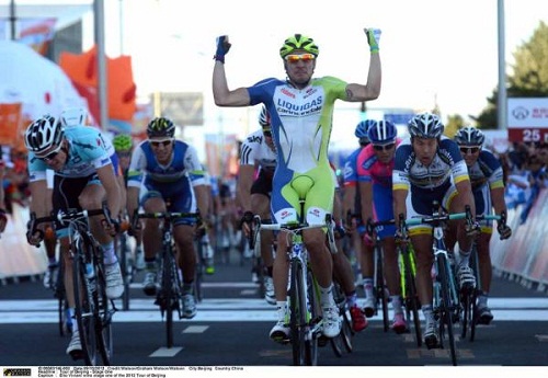 Elia-Viviani-Liquigas-Cannondale-45451 Тур Пекина 2012 1 этап