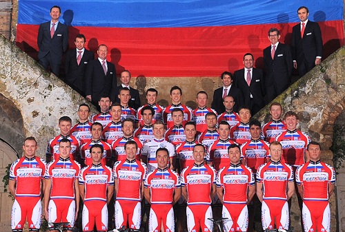 Российская команда Катюша открывает 2013 сезон