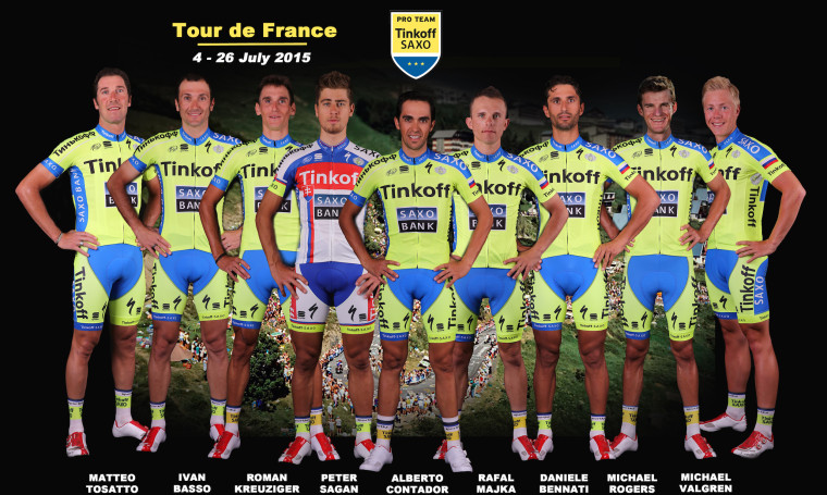 Состав Tinkoff-Saxo на Тур де Франс 2015