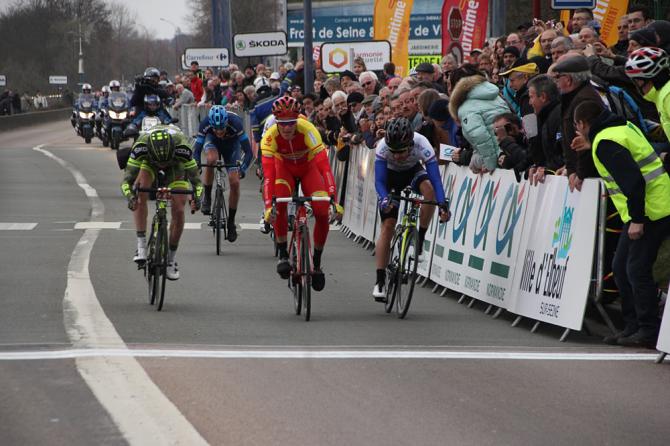 Olivier Pardini (Wallonie Bruxelles) выигрывает второй этап Tour de Normandie 2016