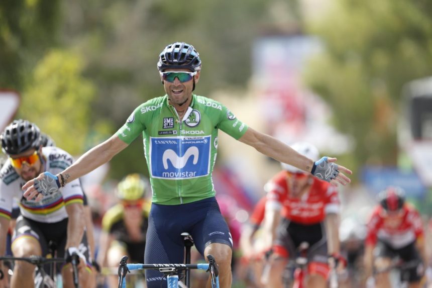 Alejandro-Valverde Победа испанца Вальверде на групповом этапе мира по велогонкам