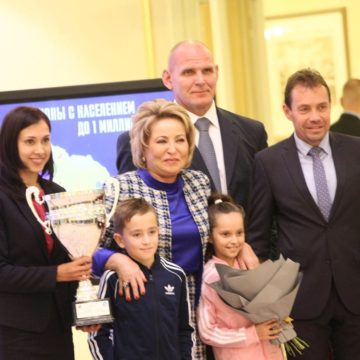 Президент ФВСР Вячеслав Екимов наградил победителей и призеров IV летней Спартакиады молодёжи России 2018 года