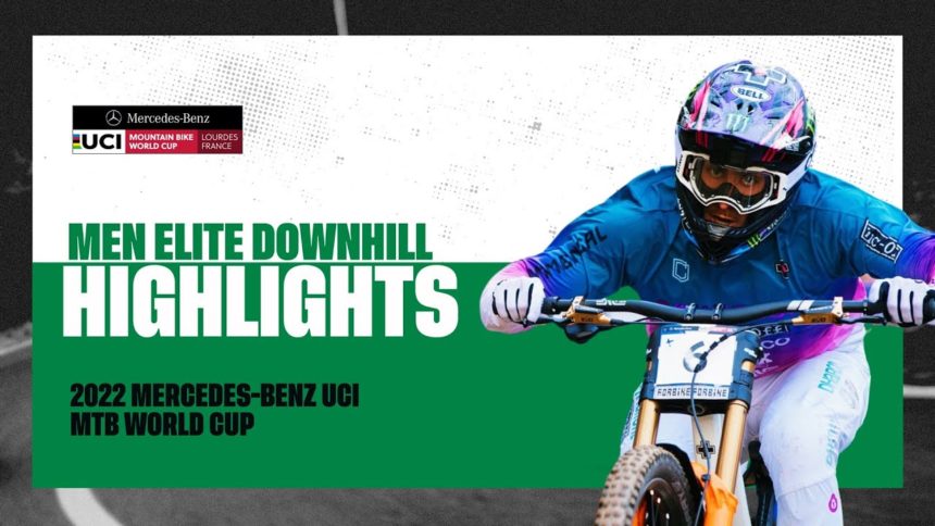 Round 1 - Men Elite DHI Lourdes Highlights | 2022 Mercedes-Benz UCI MTB World Cup