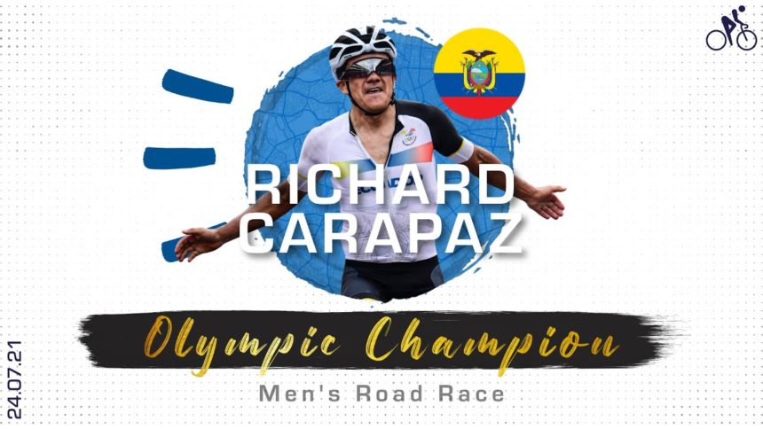 Richard Carapaz rides to Ecuador's first-ever Olympic cycling gold | Tokyo 2020 Olympics Richard Carapaz rides to Ecuador's first-ever Olympic cycling gold | Tokyo 2020 Olympics
