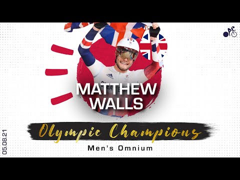 Matthew Walls (GBR) is Olympic Champion in the Men’s Omnium | Tokyo 2020 Olympics
