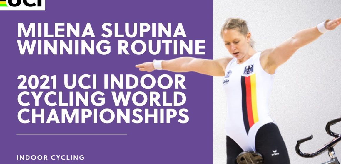 Milena Slupina's winning routine | 2021 UCI Indoor Cycling World Championships