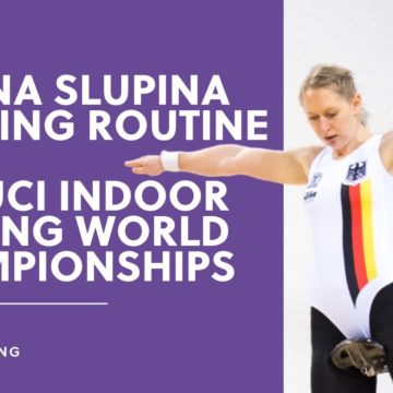 Milena Slupina's winning routine | 2021 UCI Indoor Cycling World Championships