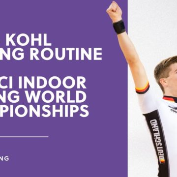 Lukas Kohl winning routine | 2021 UCI Indoor Cycling World Championships