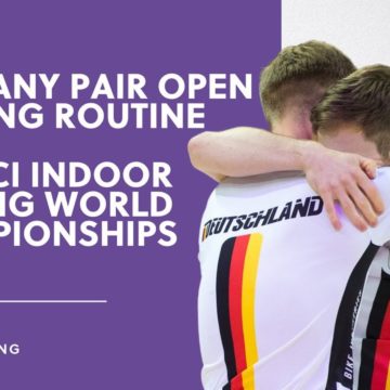 Pair Open winning routine | 2021 UCI Indoor Cycling World Championships
