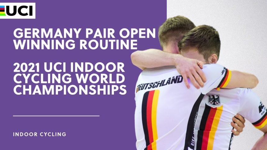 Pair Open winning routine | 2021 UCI Indoor Cycling World Championships Pair Open winning routine | 2021 UCI Indoor Cycling World Championships