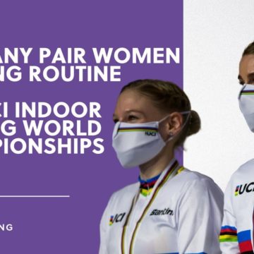 Germany Pair Women winning routine | 2021 UCI Indoor Cycling World Championships