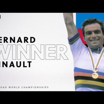 Winning rainbow stripes with Bernard Hinault (FRA) | 100 years of passion
