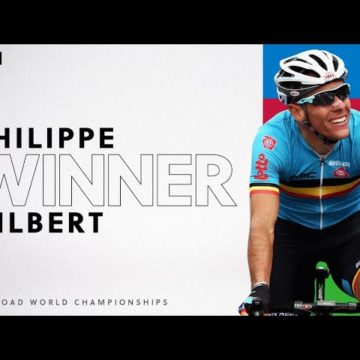 Winning rainbow stripes with Philippe Gilbert | 100 years of passion