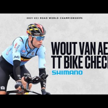 Wout Van Aert's TT Bike with Shimano | 2021 UCI Road World Championships