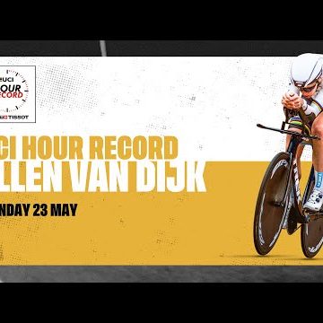 Ellen van Dijk establishes a new women's UCI Hour Record