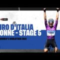2022 UCIWWT Giro d'Italia Donne - Stage 5