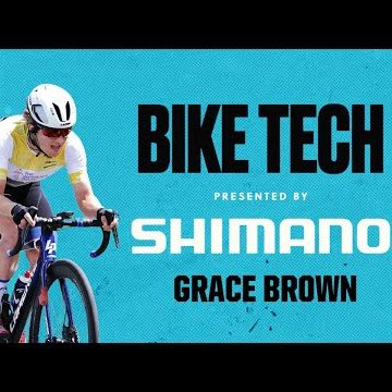 Grace Brown Bike Tech with Shimano | 2022 UCI Road World Championships Grace Brown Bike Tech with Shimano | 2022 UCI Road World Championships