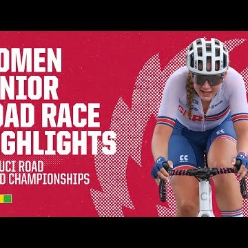 Women Junior Road Race Highlights | 2022 UCI Road World Championships Women Junior Road Race Highlights | 2022 UCI Road World Championships
