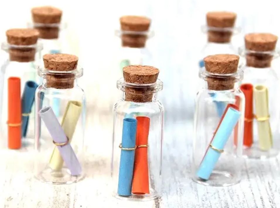 Снимок Скляні баночки з корком для творчості