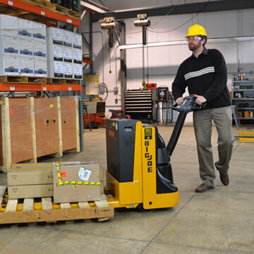 big-joe-lithium-battery-pallet-truck Ручные гидравлические тележки для поддонов и палет