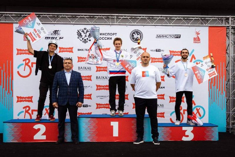 Арсений Любишкин и Екатерина Круглова — победители Альфа-Банк Чемпионата России по ВМХ-фристайлу