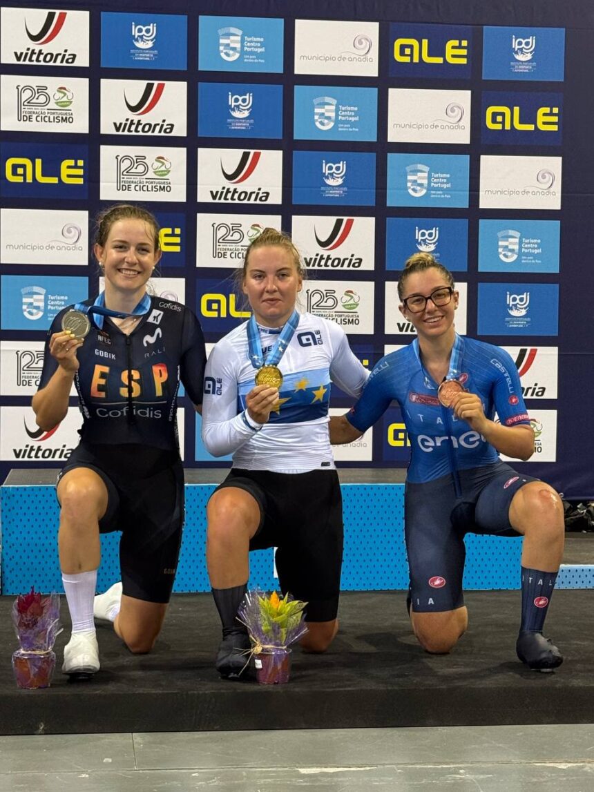 417c563135b3a49e89f8c9d5cacd72e7 Триумфальный старт: российские велогонщики завоевали золото и бронзу в первый день чемпионата Европы по велоспорту на треке в Анадии!