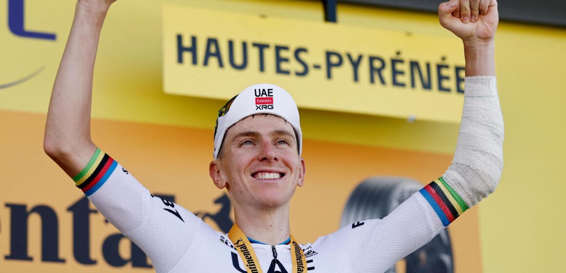 Pogacar выигрывает на Summit Finish, чтобы восстановить лидерство в туре