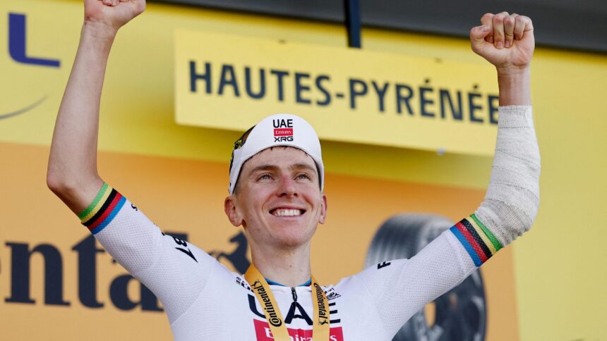 Pogacar выигрывает на Summit Finish, чтобы восстановить лидерство в туре