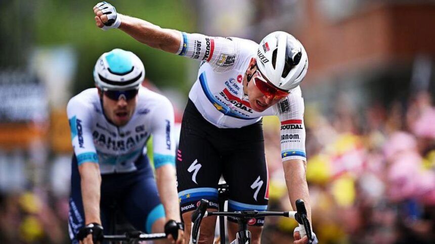 Merlier Pips Milan в третьей стадии Tour