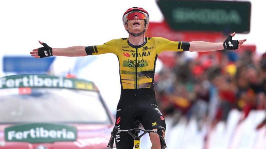 816a68f9d4e3ddbcc56b5a10253898eb Вингегаард выигрывает девятый этап, чтобы сократить отставание от лидера