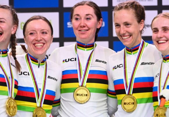 GB Women Target Worlds Team Pursite Three-Peat
