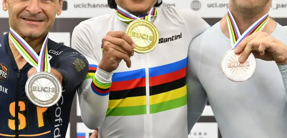 Триумфальное выступление Ивана Ермакова на чемпионате мира по паравелоспорту на треке в Рио-де-Жанейро