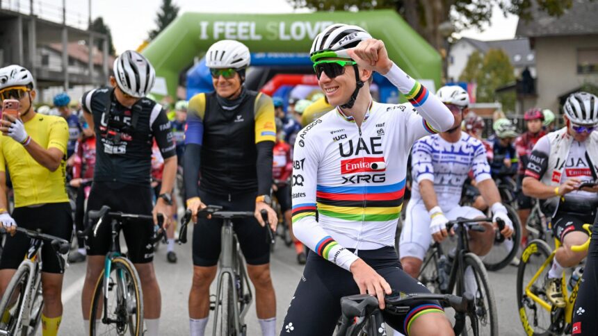 Что происходит, когда Pogacar дает вам фору?