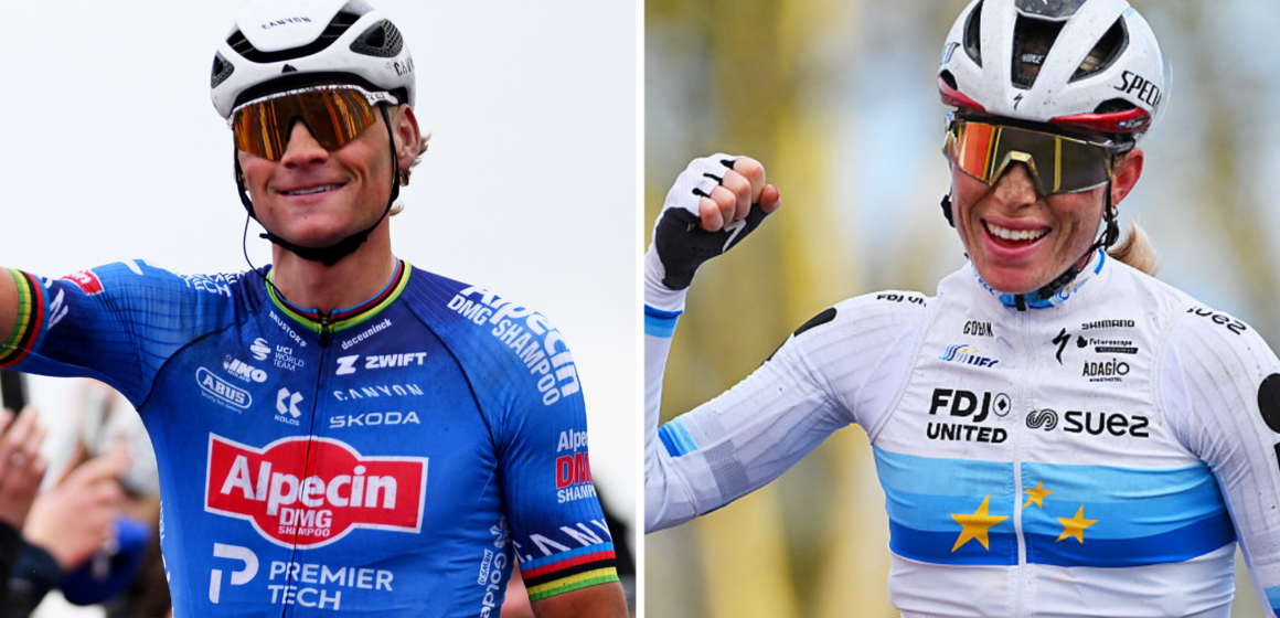 Van der Poel & Vollering зарабатывают Omloop het Nieuwsblad