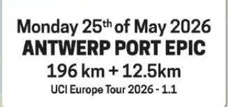 fd665aa568b293f81f265c61441f1394 Результаты: Antwerp Port Epic — Sels Trophy-2026. Результаты