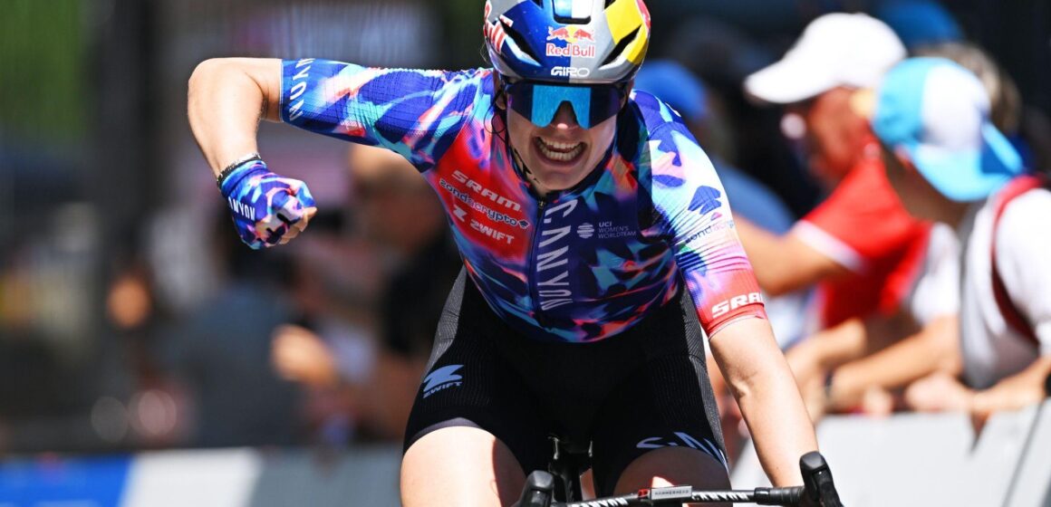 Бакстедт одерживает победу на этапе Tour de Suisse Femmes
